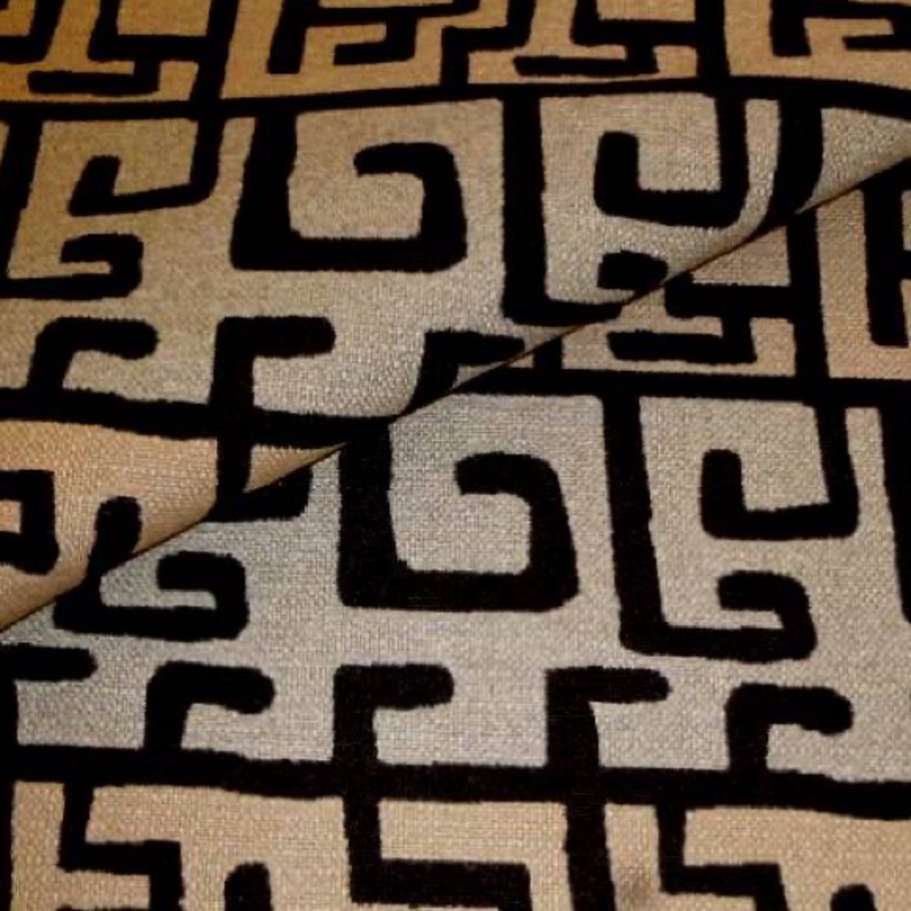Greek Maze Geometric Abstract Artistic Fabric